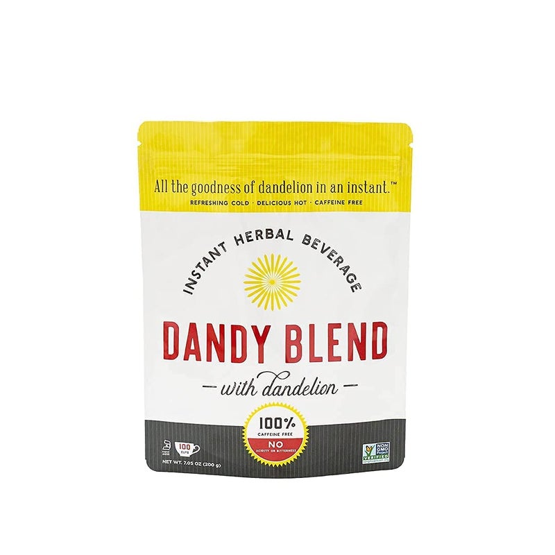 Dandy Blend 100 Cup Bag of Original Dandy Blend Instant Herbal Beverage with Dandelion, 7.05 oz. (200g) Bag - Image 1